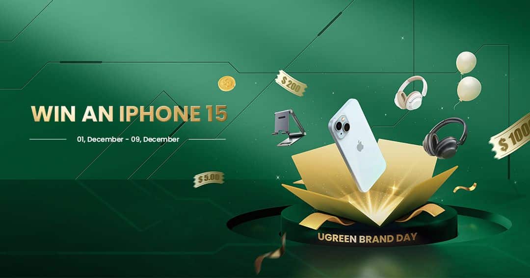 Ugreen Brand Day Blitz, Win iPhone 15 Giveaway