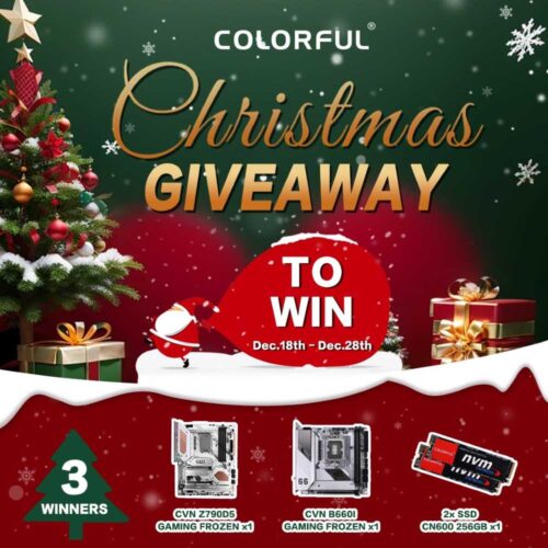 Colorful Christmas Giveaway