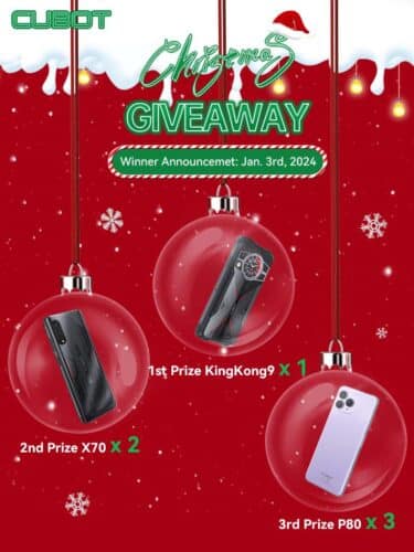 Cubot KingKong9 and X70 Mobile Phone Giveaway 2024